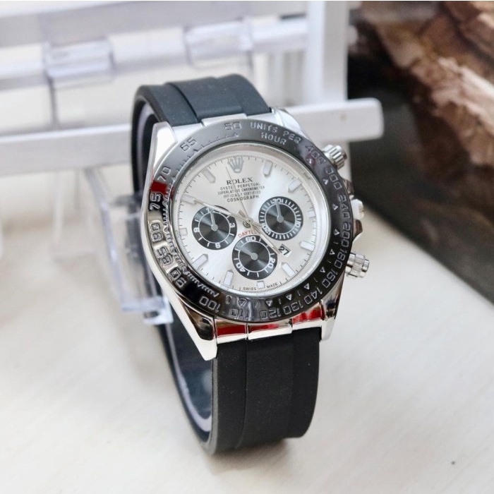 Jam Tangan Pria Rolex PW 1633 Free Baterai Cadangan + Box
