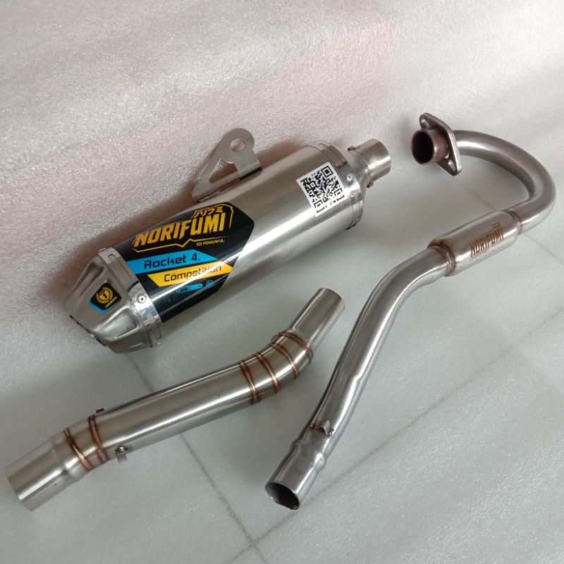 knalpot norifumi nurifumi roket 4 kompetisi KLX 150 crf 150 d tracker KLX BF wr 155 peer knalpot ber