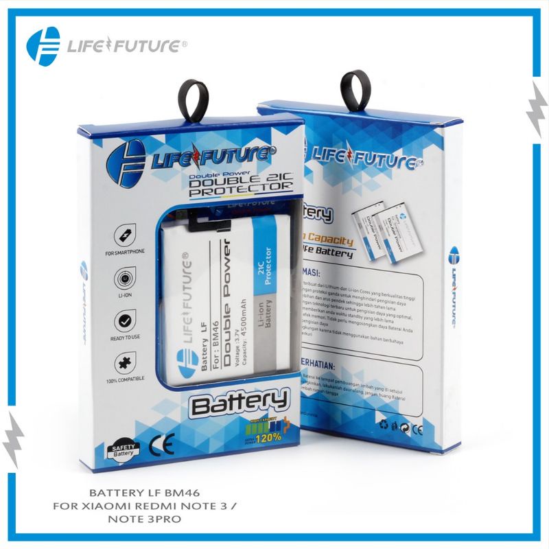 Baterai Xiaomi redmi note 3 / Note 3 pro Baterai BM 46 original