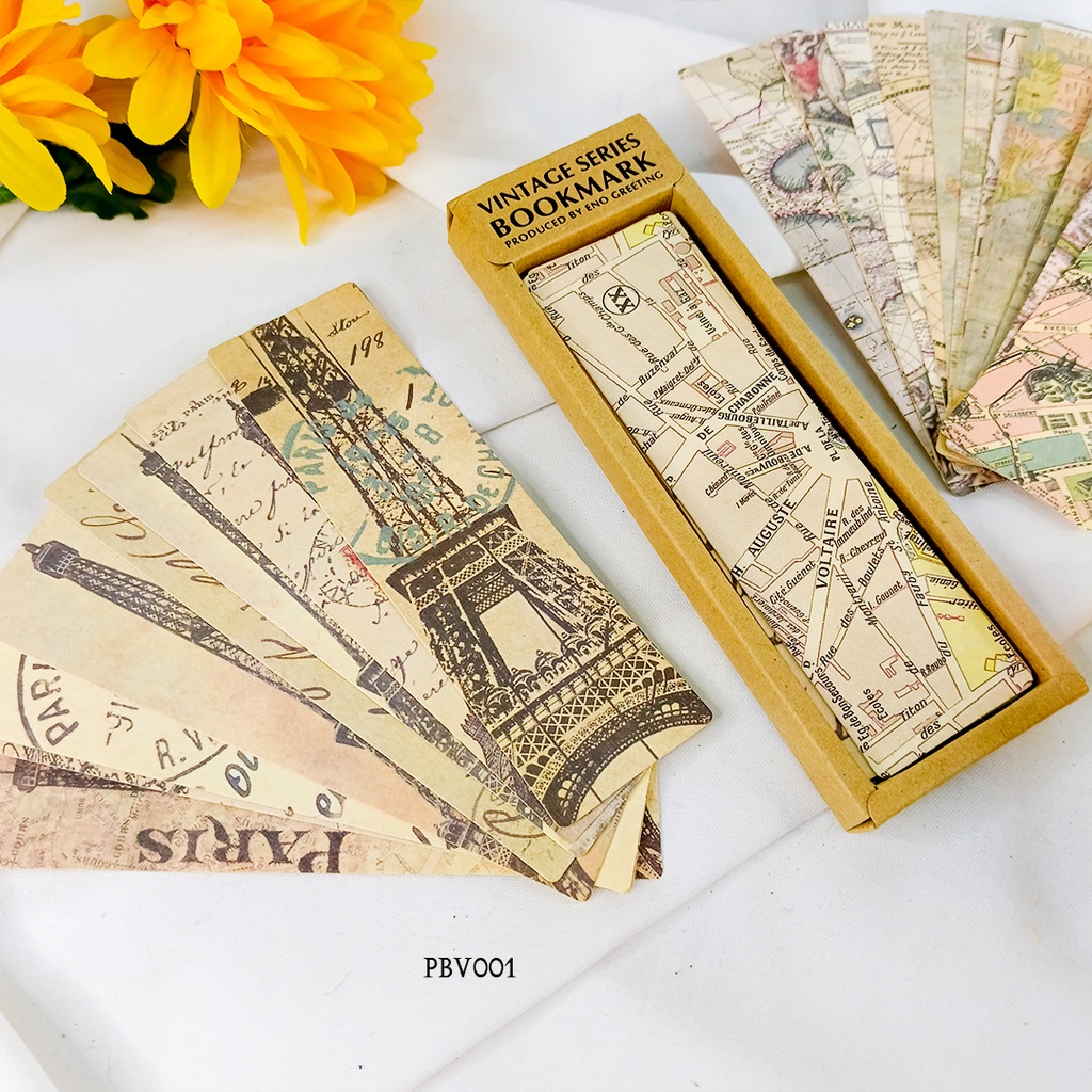 

[LEVENTIS] Pembatas Buku Vintage Random 30pieces PBV-RA001