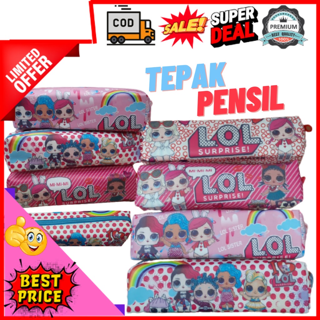 

Perlengkapan Sekolah Kotak Pensil Mini Anak Karakter Lol Tempat Alat Tulis Bolpoin Pensil Tepat Pensil Anti Air Pencil Box