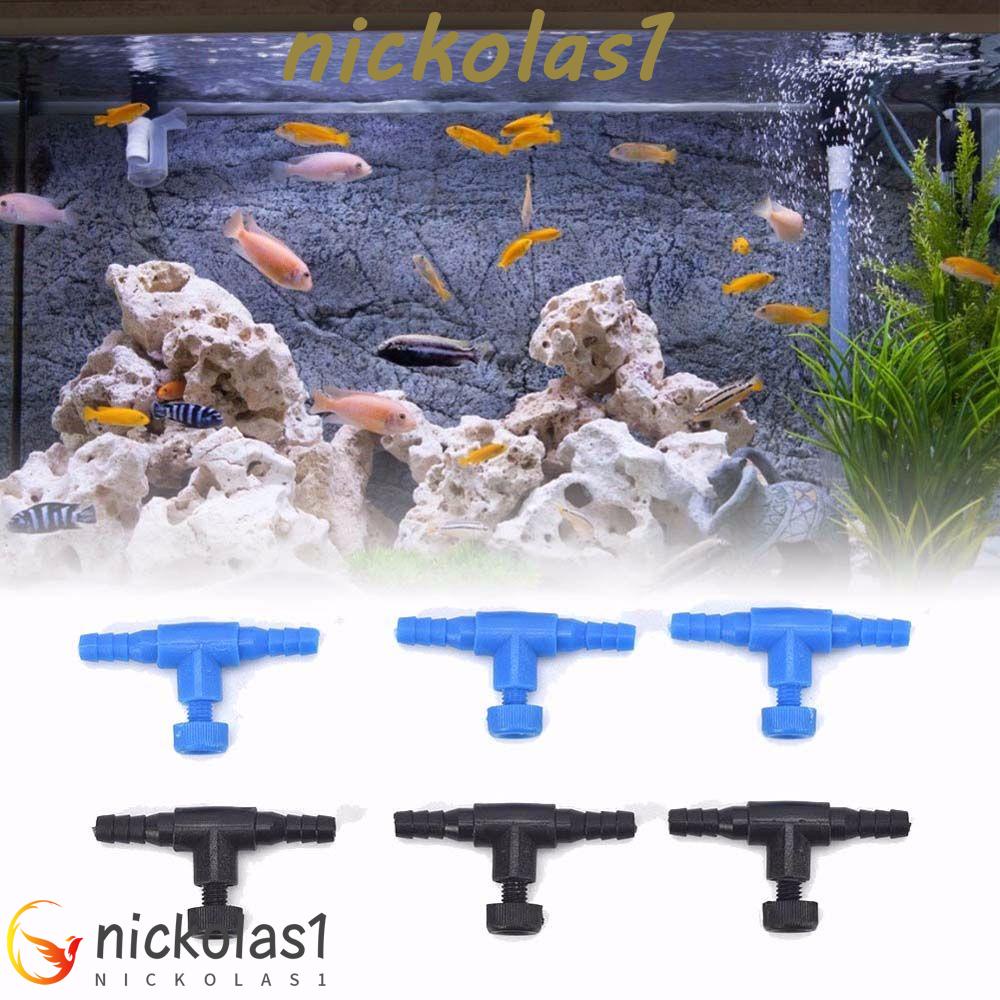 Nickolas1 Flow Control Valve T Shaped Air Pump Volume Saluran Udara Konektor Pipa Tabung