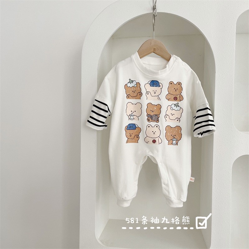 3-18 bln PAKAIAN BAYI [Premium Impor] BAJU ANAK JUMPER JUMPSUIT ROMPER UNISEX MZJP JG 2