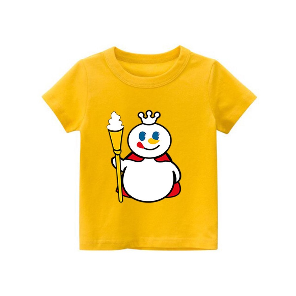 Promo Kaos anak King Mixue T-shirt kekinian cute