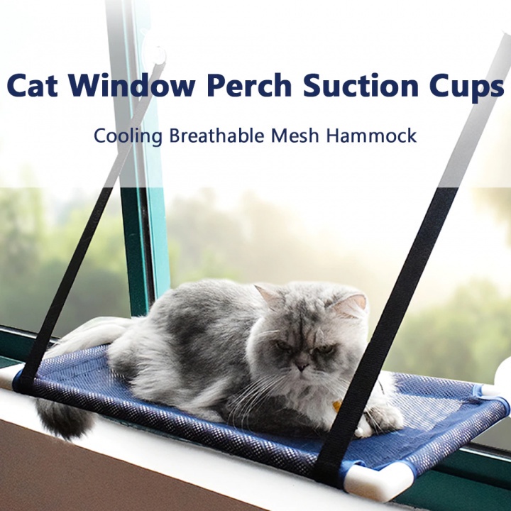 B8 Hammock Bed Window Mounted For Pets - Hammock Jendela Untuk Kucing