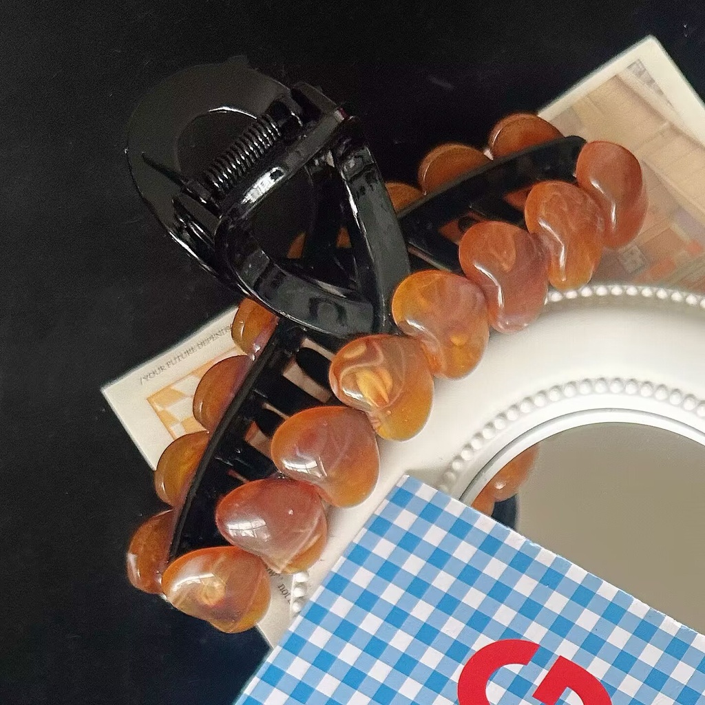 New jepit rambut love wanita sederhana gaya feminim barang import dengan harga grosir bahan berkualitas import harga grosir bisa cod