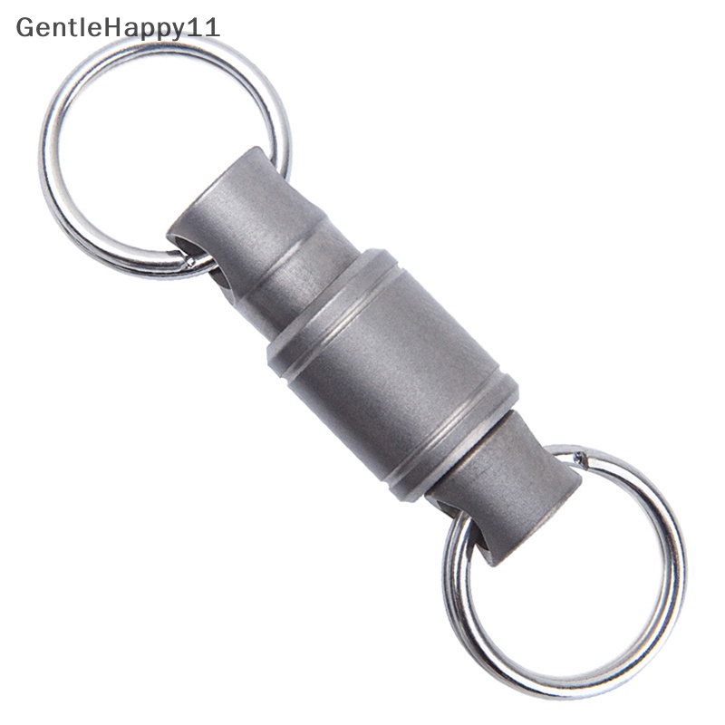 Gentlehappy Rotate Buckle Portable al Alat Outdoor Bahan Titanium Alloy Pinggang id