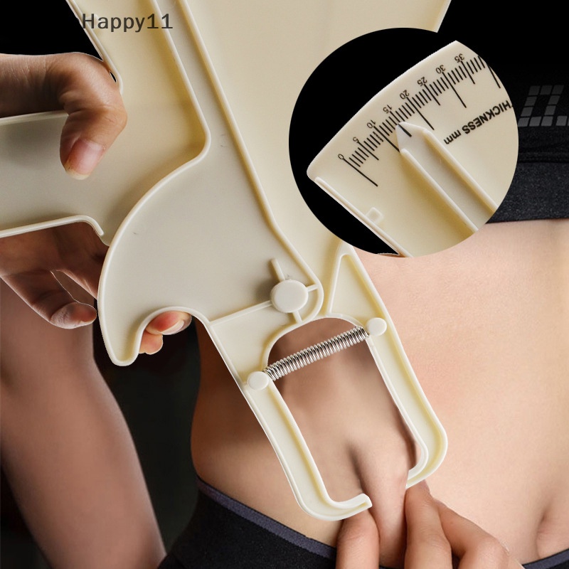 Gentlehappy Body Fat Caliper Tester Fitness Skinfold Akurat Ukur Alat Ukur Aksesori Body Fat Analyzer Muscle Tester Menjaga Kesehatan id