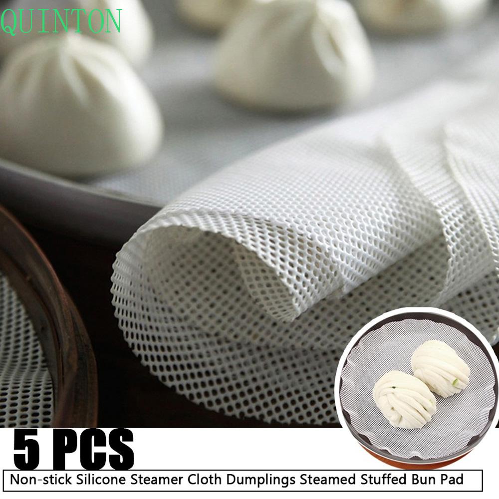 Quinton Mesh Mat Non Stick 5Pcs Roti Pastry Dumplings Home Baking Steamer Kertas