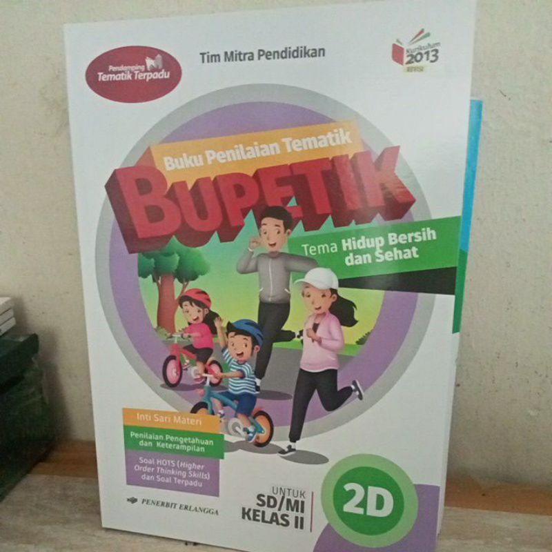 buku penilaian tematik bupetik kelas 2D kurikulum 2013 edisi revisi
