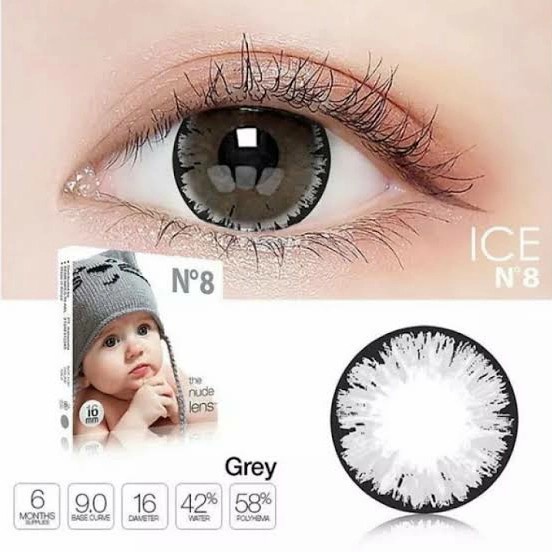 X2 softlens N8 baby eyes - blue