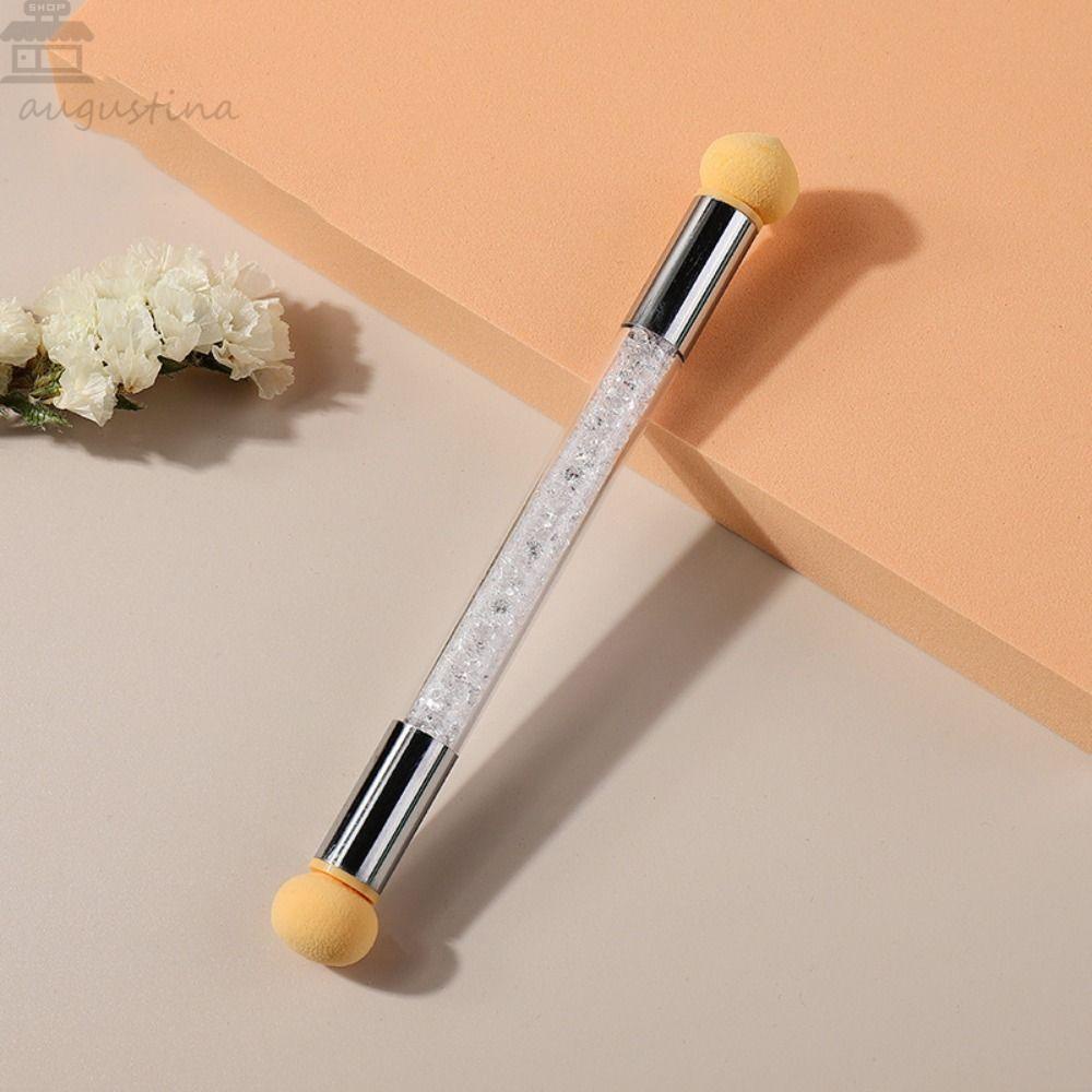 AUGUSTINA Agustina Manicure Dye Pen Sponge Pengganti Kepala Double Head Drill Point Pen