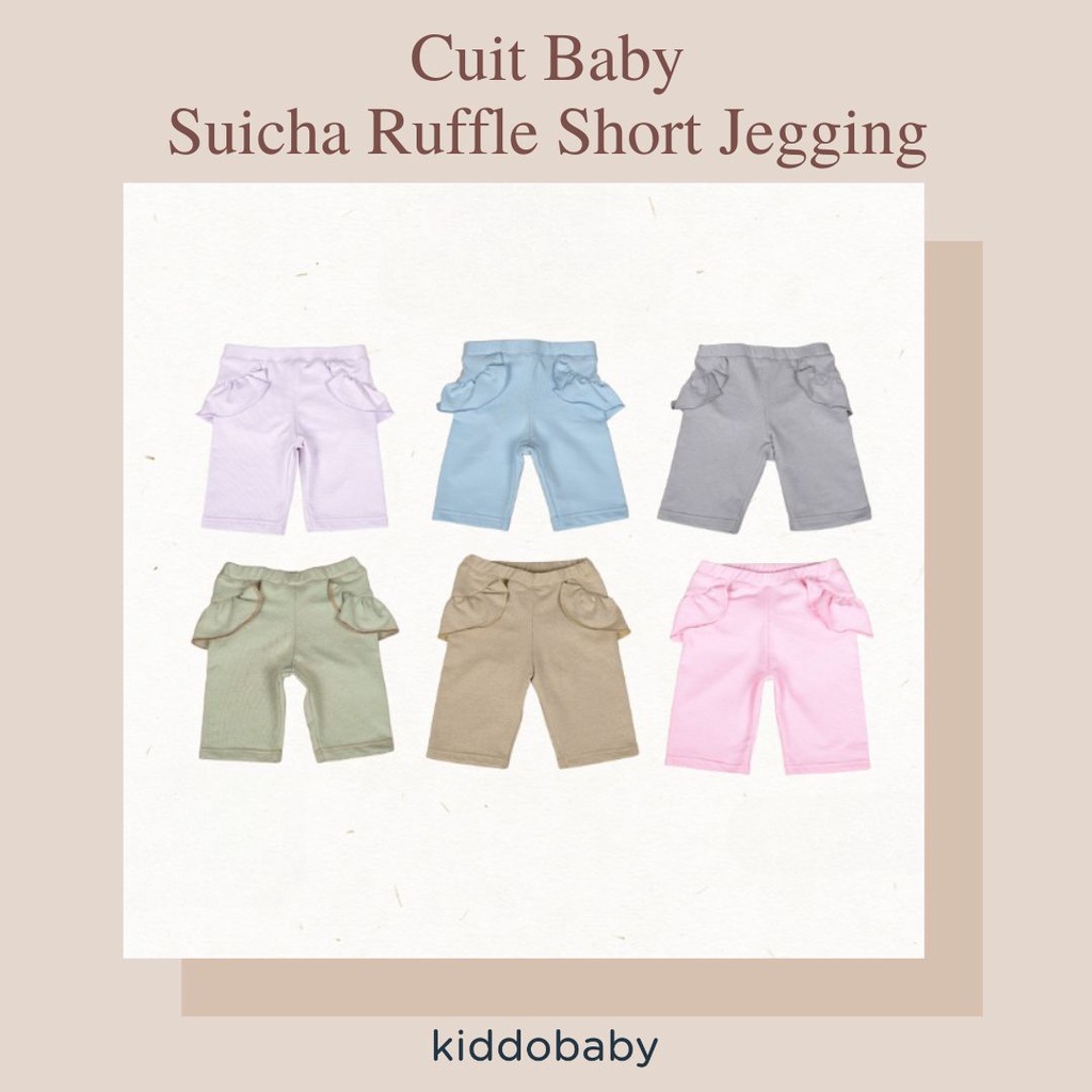 Cuit Baby Suicha Ruffle Short Jegging | Celana Anak