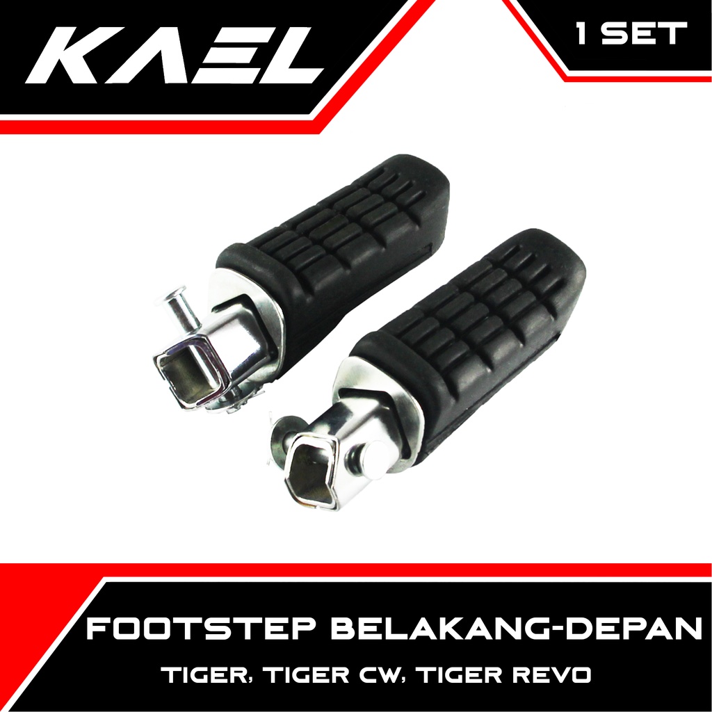 Karet Footstep-Foot-Bar-Step Depan-Belakang Tiger &amp; Tiger Revo-New &amp; Tiger CW