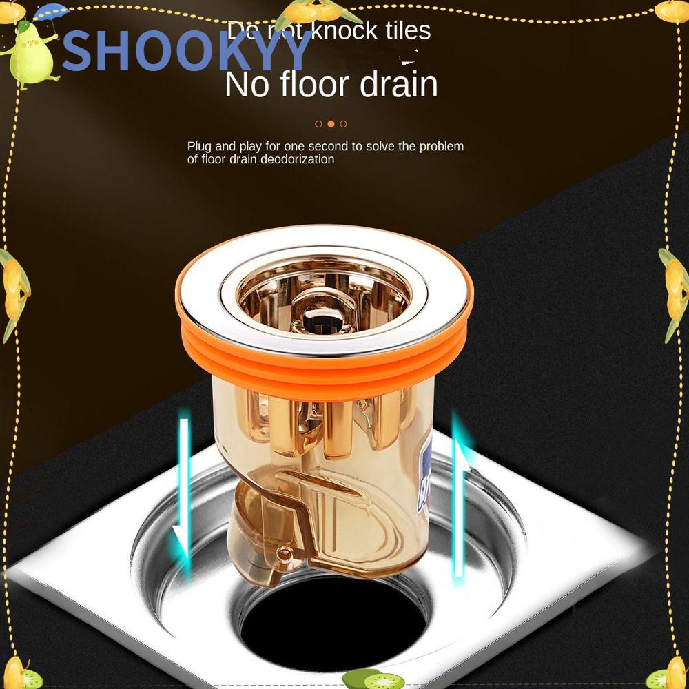 CHOOKYY Floor Drain Dapur Berguna Stopper Selokan Shower Drainer Seal Anti Bau