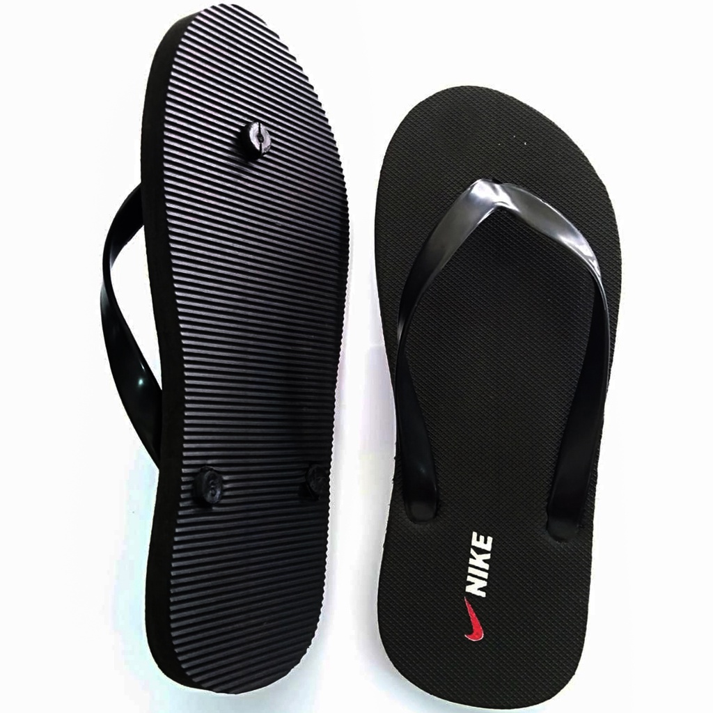 Sandal Jepit Pria PVC Flip-Flop Fashion Kasual Sandal Santai Anti slip