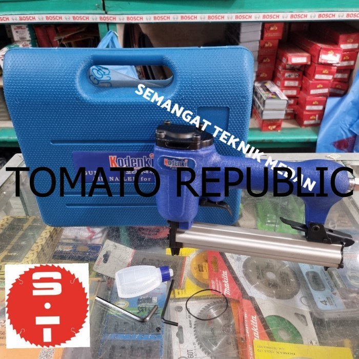 

Murah 422J AIR NAILER GUN STAPLES ANGIN PNEUMATIC NAILER U KECIL KODENKI 422 BHM486