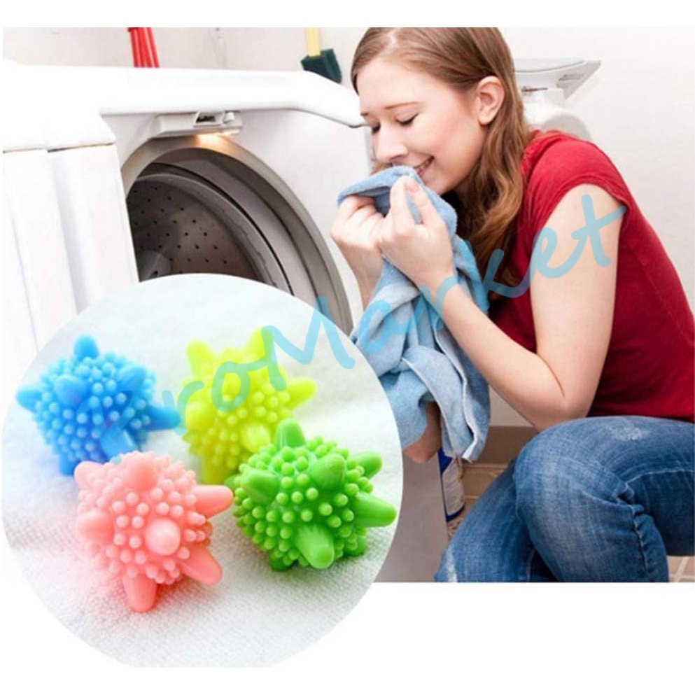 Bola Pembersih Pakaian Magic Laundry Ball Silicone Cuci Baju Bersih Bola Mesin Cuci Laundry Ball Bola Karet Mesin Cuci Alat Bantu Pencuci Pakaian Anti Kusut