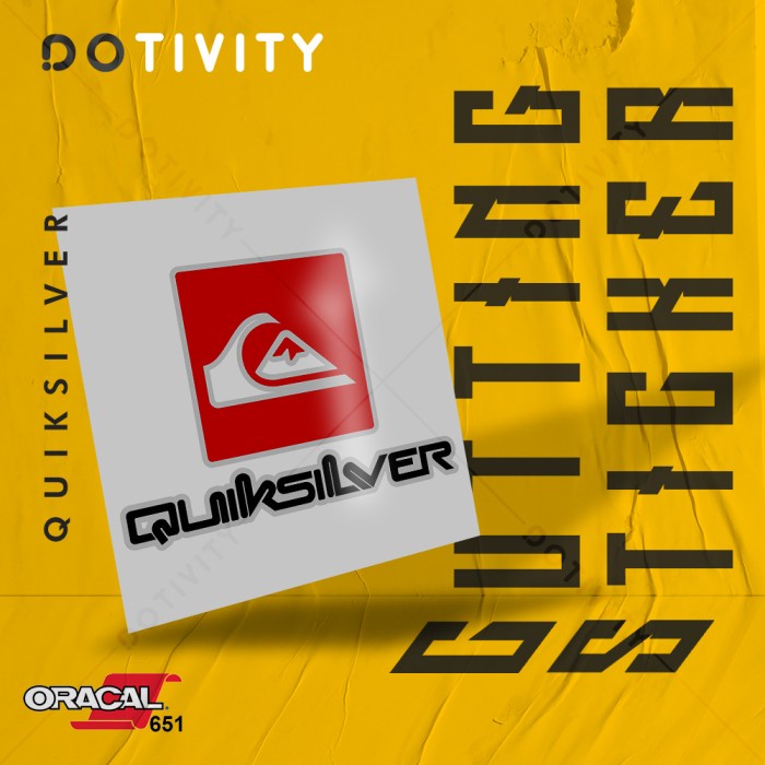 

Cutting Sticker QUIKSILVER V16 2 Colors