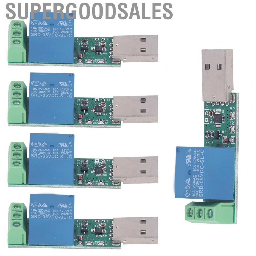 Supergoodsales Relay Board  1 Channel Durable Module Over Current Protection for PC