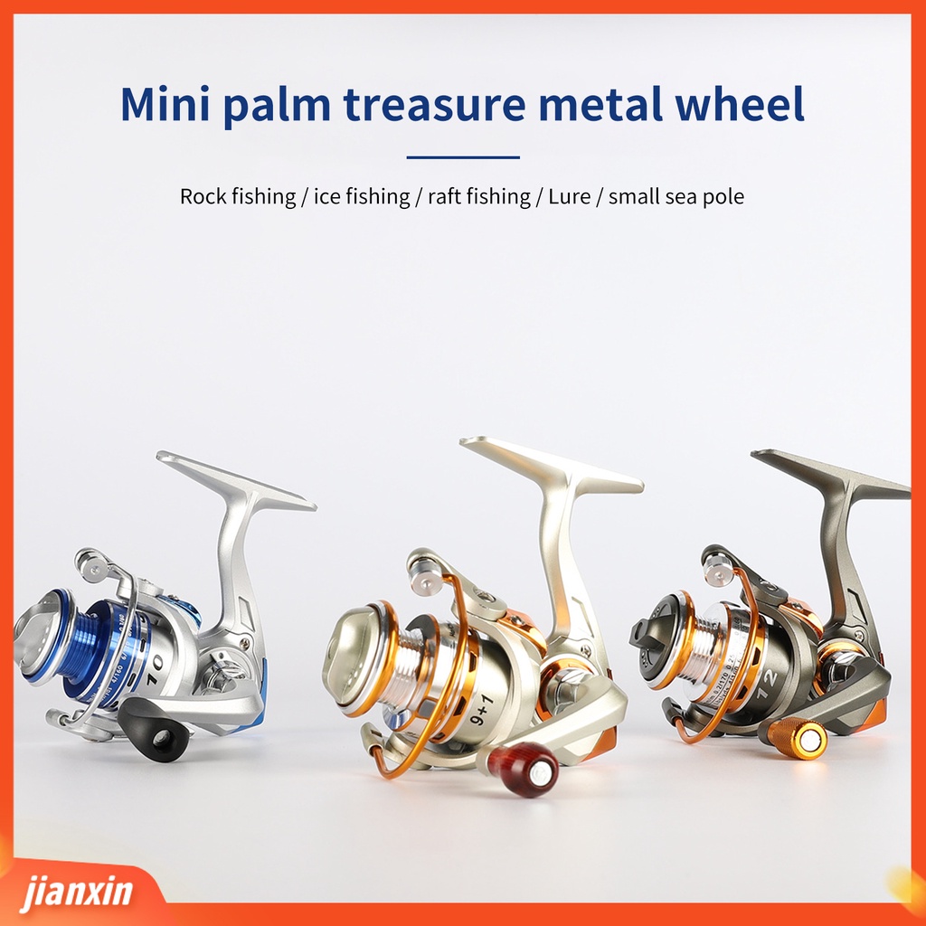 (In Stock) Gulungan Pancing Tahan Air Praktis Kekerasan Tinggi Handal Roda Pancing Alat Pancing Stainless Steel