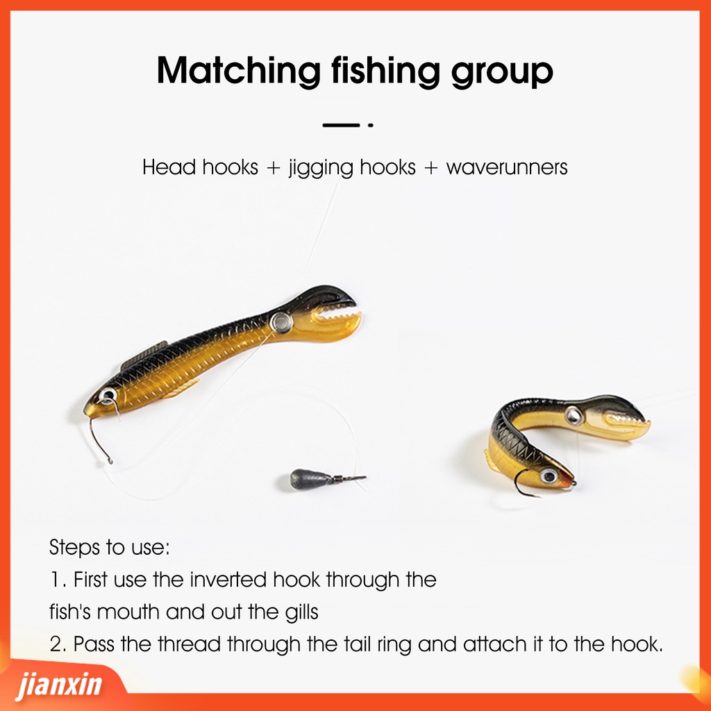 (In Stock) 5Pcs /Pack 10cm /6g Umpan Lembut Tangguh Efisien Lingkaran Logam Warna Cerah Loach Umpan Perlengkapan Memancing
