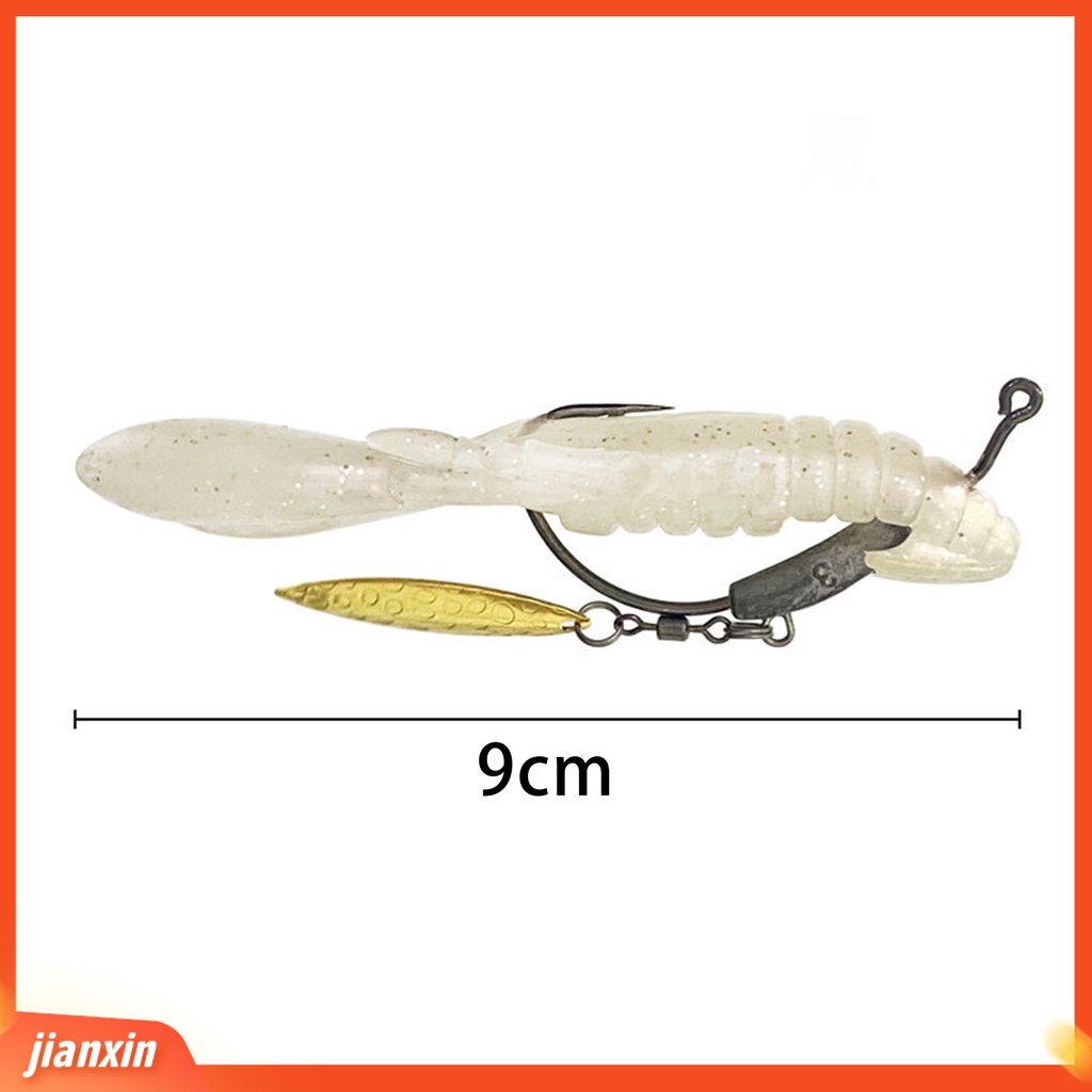 (In Stock) 9cm /12.5g Umpan Pancing Berongga Simulasi Realistis Menggoda Angling Karet Lembut Mengambang Lobster Umpan Buatan Memancing Luar Ruangan