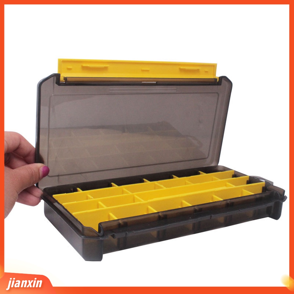 (In Stock) Kotak Umpan Pancing Satu Lapis ABS Kapasitas Besar Portabel Kotak Pancing Outdoor Lure Hooks Case Untuk Outdoor