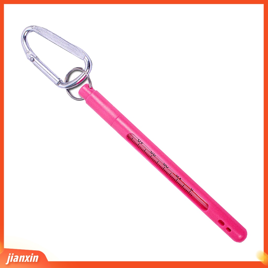 (In Stock) Termometer Memancing Dengan Gesper Metal Pengukur Suhu Alat Pengukur Suhu Memancing Portabel Untuk Di Luar Ruangan