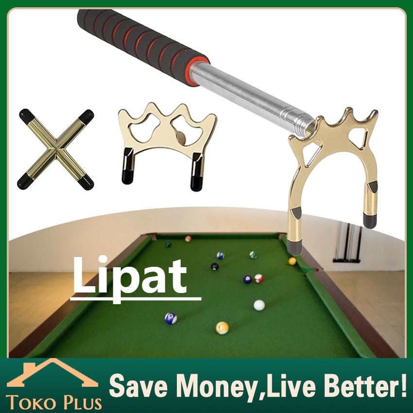 Bridge Rest Head Brass Stick Biliar Billiard Lipat Tempat Cue Billiard Holder - Kepala Cagak Stick B