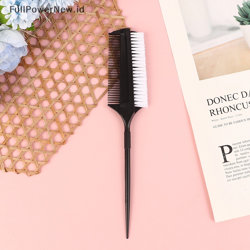 Power Dual side Hair Styling Dye Sisir Masker Minyak Pigmen Mixing Tint Coloring Brush ID