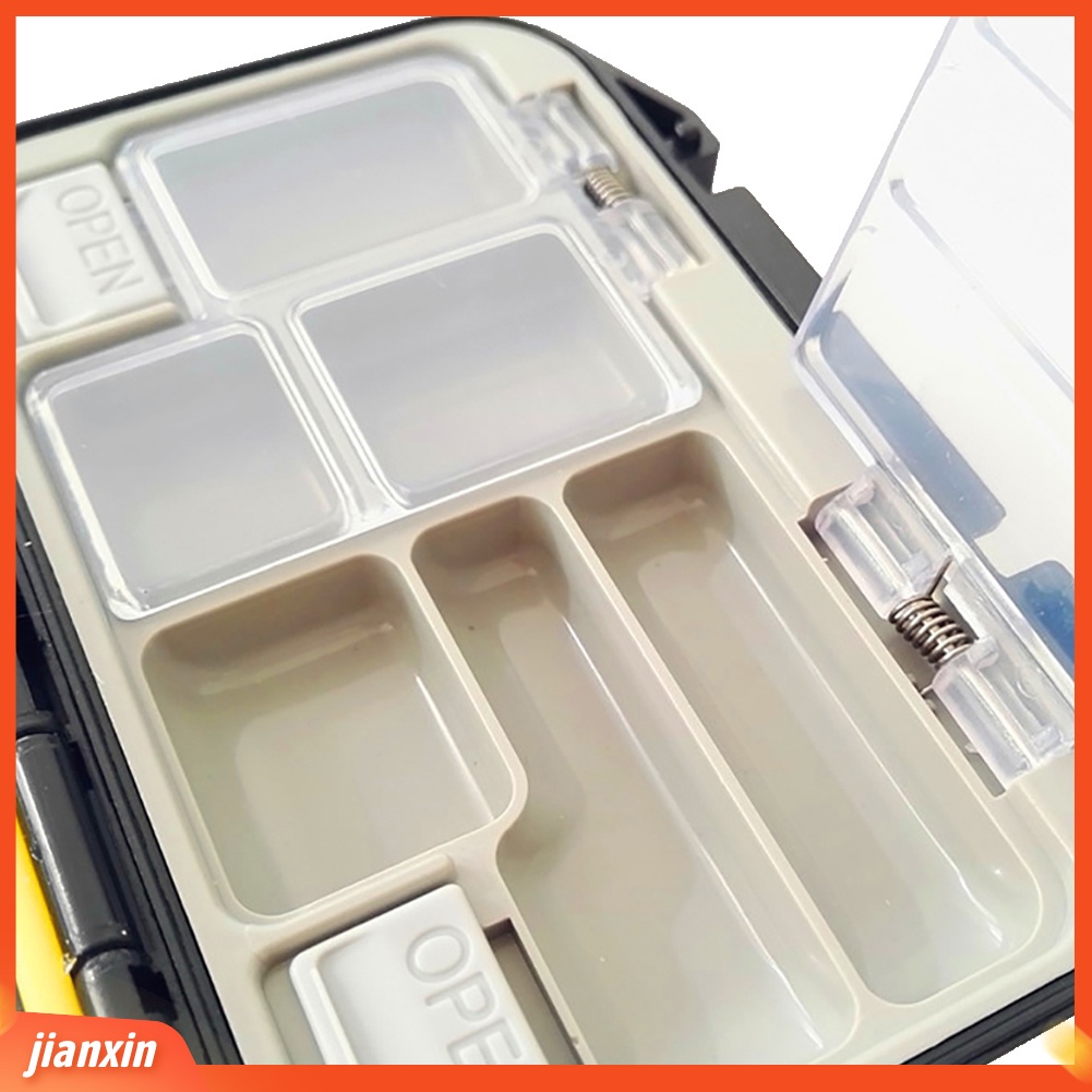 (In Stock) Kotak Pancing Portabel Tahan Air Dua Sisi Umpan Lure Hooks Tempat Penyimpanan