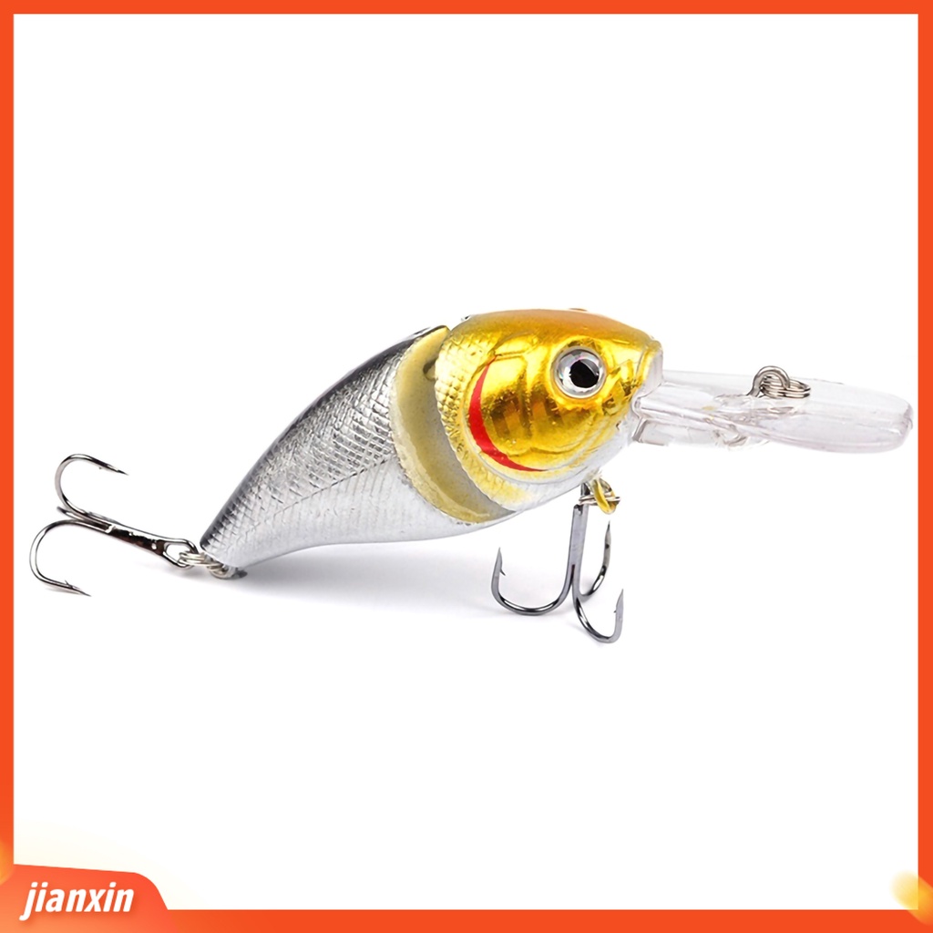 (In Stock) 3D Mata Bionic Ikan Memancing Umpan Keras Mengambang Popper Hooks Umpan Alat Portable