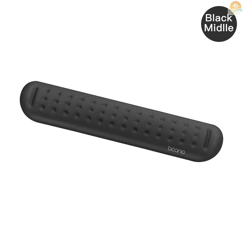 In Stock Alas Istirahat Pergelangan Tangan Keyboard Memory Foam Lembut Dukungan Desain Ergonomis Nyaman Mendukung Dasar Karet Anti Slip Mengetik Mudah Mouse Gaming Pereda Nyeri Pergelangan Tangan Untuk Kantor