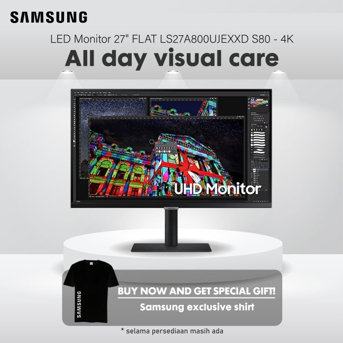 Monitor Samsung LED 27&quot; S27A800 UHD IPS HDR10 - LS27A800