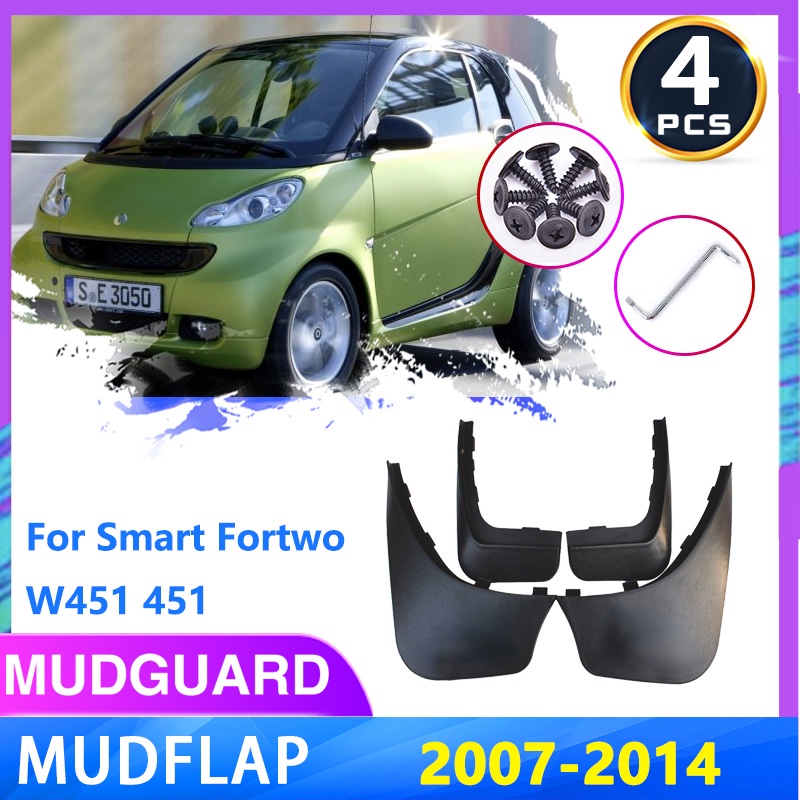 Mudguards Untuk Smart Fortwo W451 451 2007~2014 2013 2012 2011 Mudflap Fender Flare Mud Flaps Guard Splash Fender Aksesoris Mobil