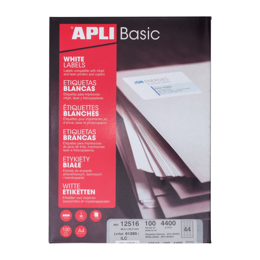 

[Artomas] APLI Label Basic A4 48,5 X 25,4MM 4400 unit #12516
