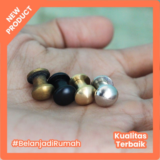 Mur Baut Tas Kulit /Mur Baut Sabuk Kulit /Sekrup Paku Murah / Mur baut Kulit / Tas Kulit Sabuk Kulit