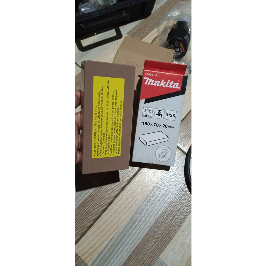 Batu asah HSS MAKITA mata pisau ketam TCT planer blade 150 x 70 x 20mm grit 1200 halus