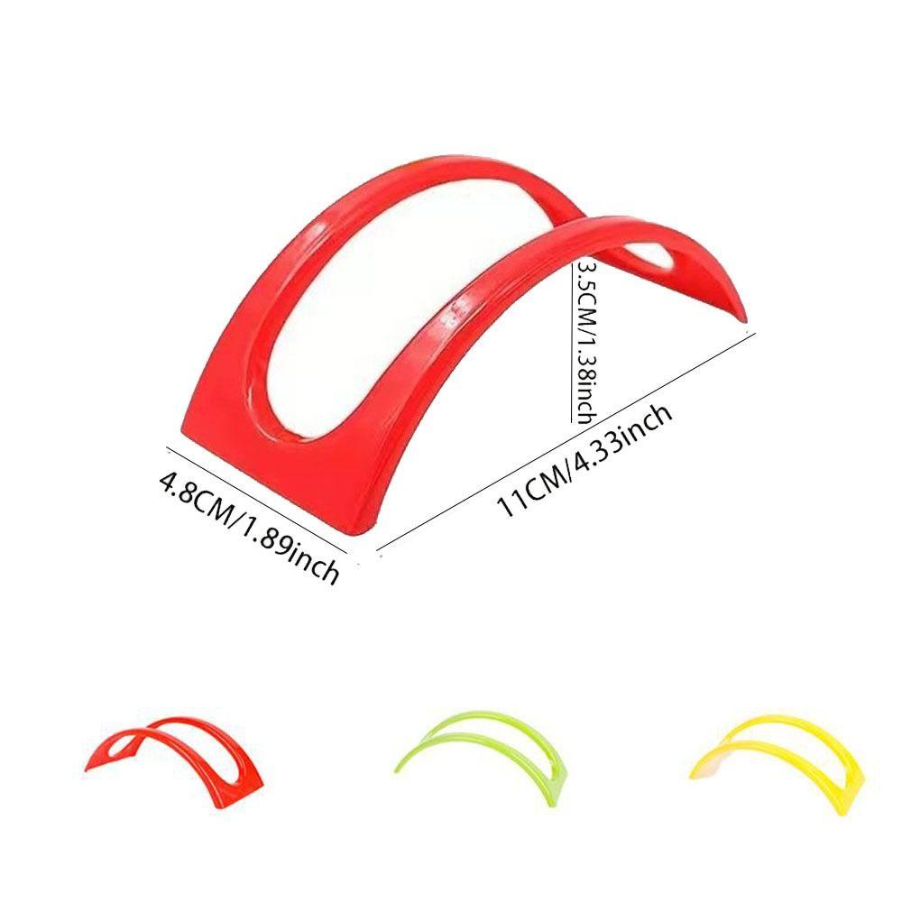 【 ELEGANT 】 6pcs Tortilla Rack Rak Taco Plastik Tahan Lama Stackable Display Pancake Rak Pancake Tidak Beracun Untuk Piknik