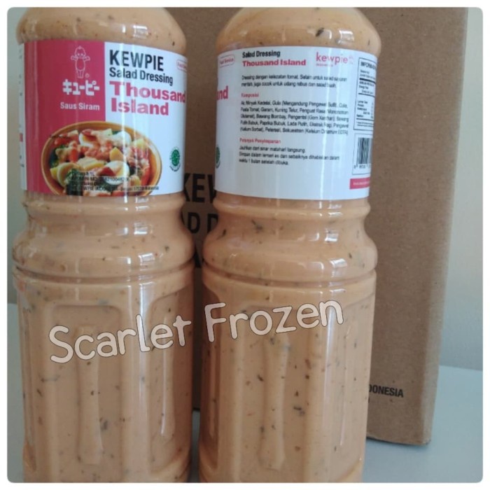 

✨Ready Stok✨ - KEWPIE MAYONNAISE | Salad Dressing Thousand Island 1 Liter- 1.2.23
