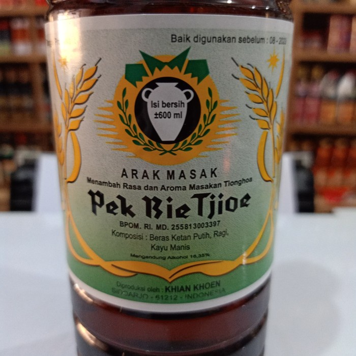 

✨Ready Stok✨ - Arak Putih Masak Pek Bie Tjioe ±600ml- 1.2.23