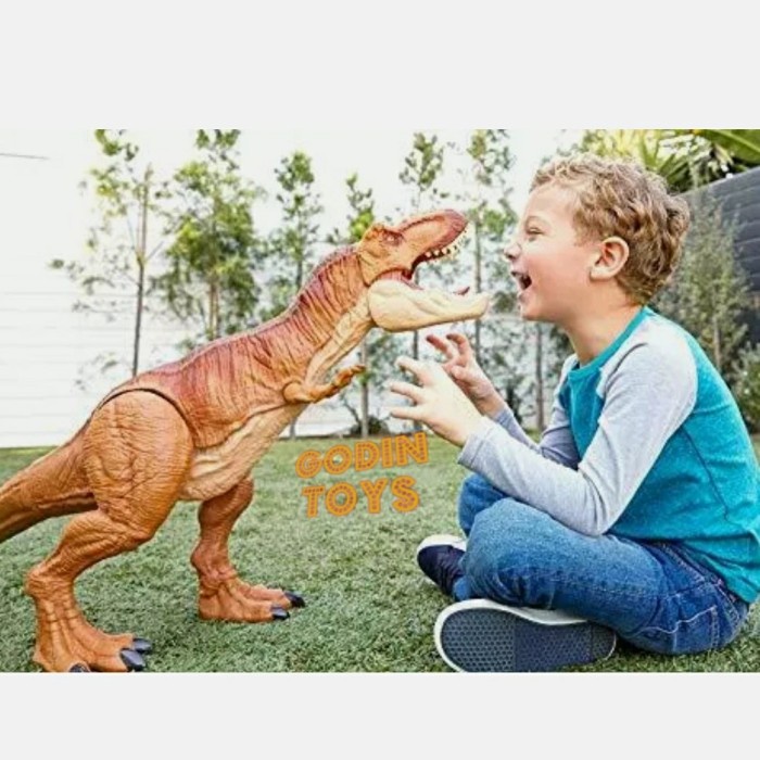 Jurassic World T-Rex Tyrannosaurus Super Colossal Mattel