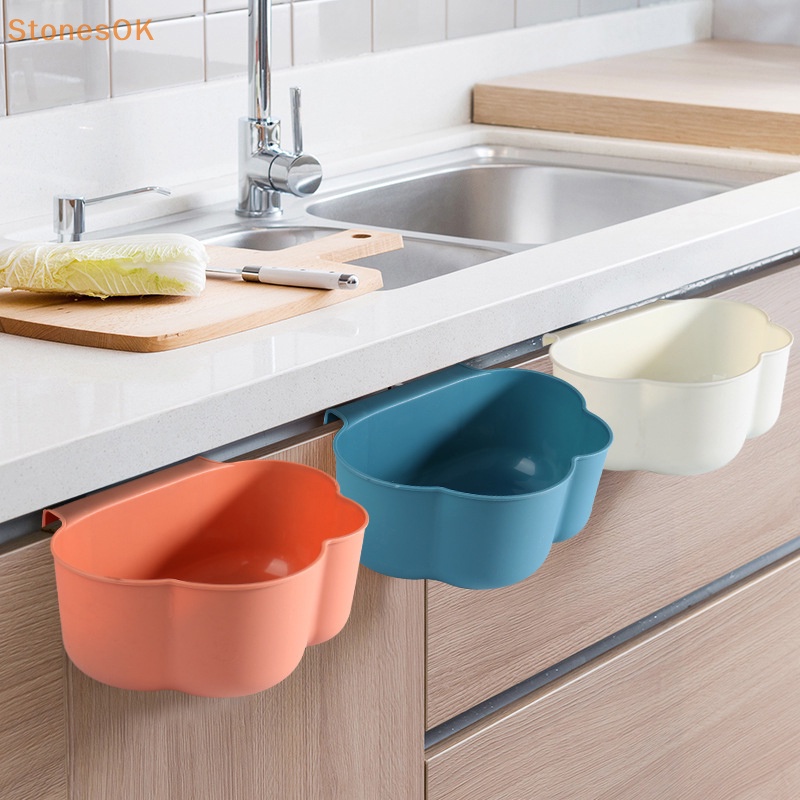 Stones Cloud Keranjang Gantung Kitchen Storage Organizer Tempat Sampah Sampah Rak Tong Sampah ID