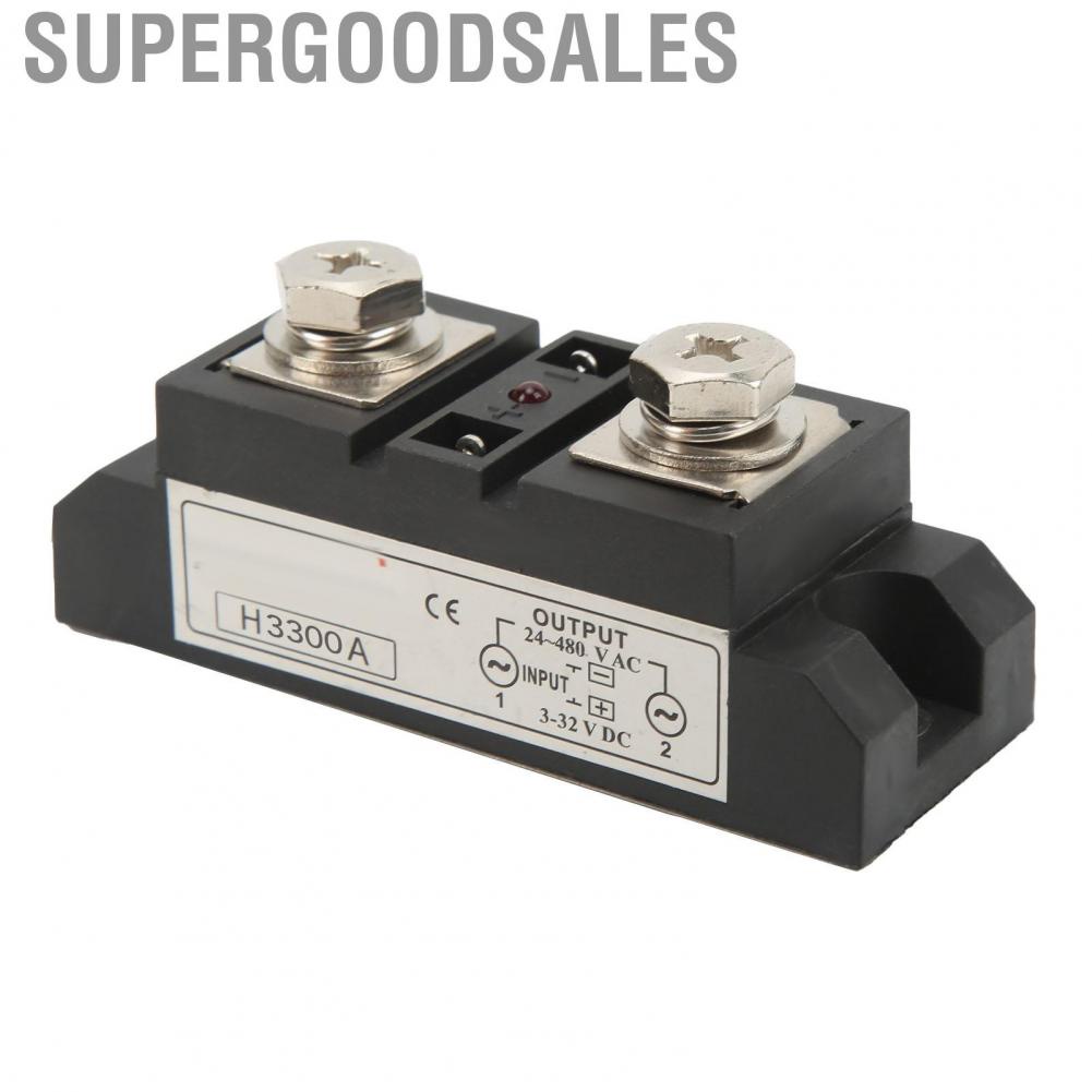 Supergoodsales Industrial DC To AC State Relay With  3‑32V Input 24‑480V Output