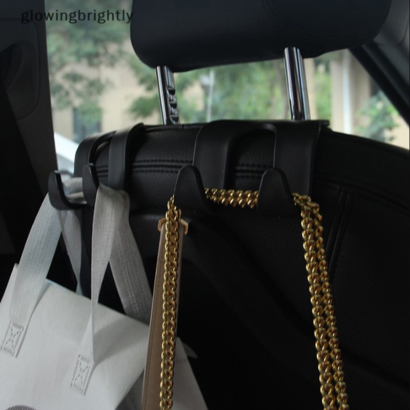 [glowingbrightly] Universal Car Seat Back Hook Multifungsi Auto Car Seat Headrest Gantungan Hook Phone Holder Organizer Mobil Untuk Tas Dompet TFX