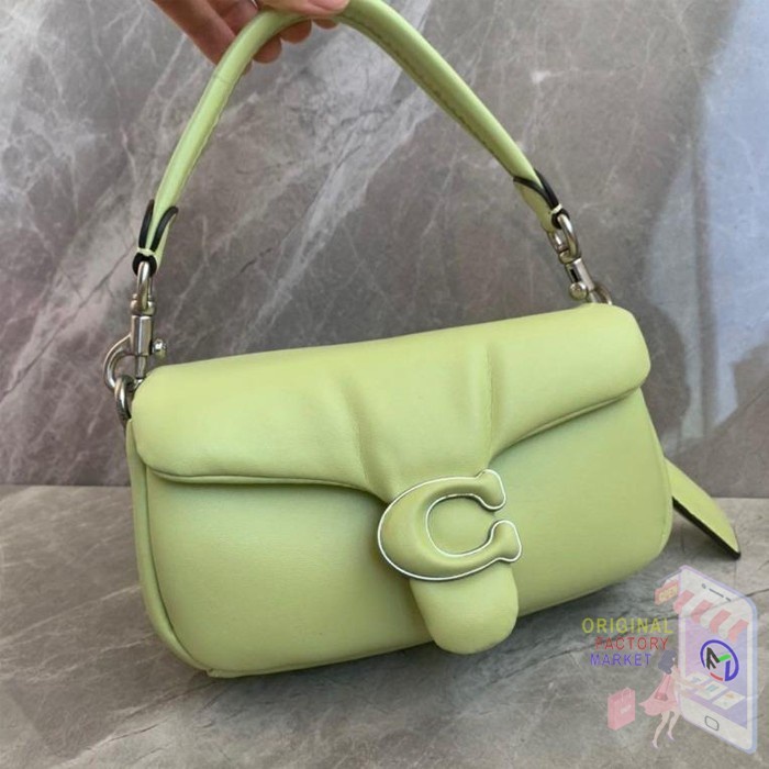 VS TAS C0ACH 3880 Tabby Pillow Shoulder Bag 18 Lime ORIGINAL