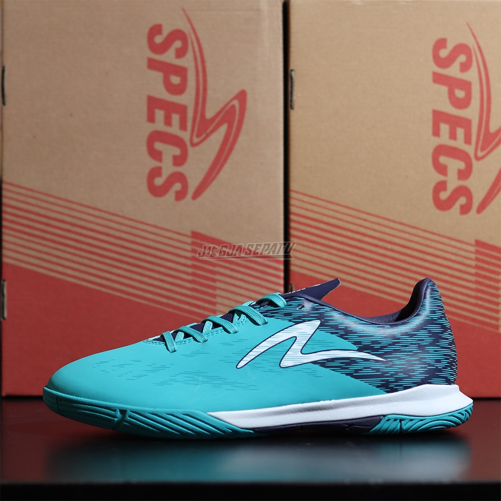 Sepatu Futsal Specs Accelerator Alpha Pro IN – Aqua/Astral Aura/ Terbaru COD