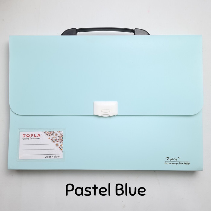 

[DD] Expanding File Topla 12 Pockets Folio map harmonika pembagi tab index - Pastel Blue