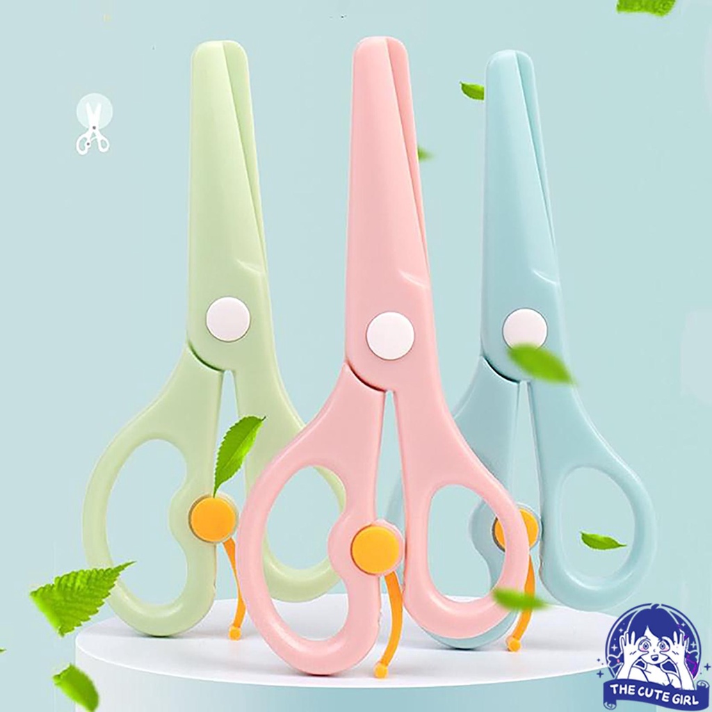 

Gunting Plastik Aman Anak / Ujung Bulat / Tumpul / Child Safety / Safe / Rounded Plastic Scissors - Stazionario